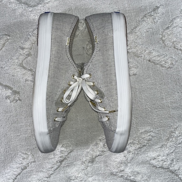 Keds Sneakers Size 10 Black & White Cloth Material EUC - Picture 4 of 11